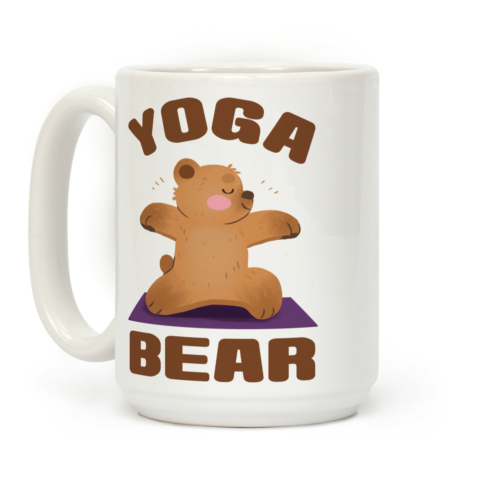 Yoga Bear Coffee Mug